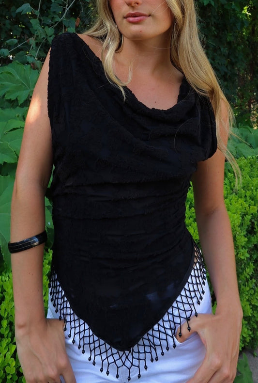 Solène beaded top